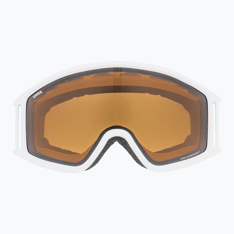 UVEX ski goggles G.gl 3000 P white mat/polavision brown clear 55/1/334/10 7