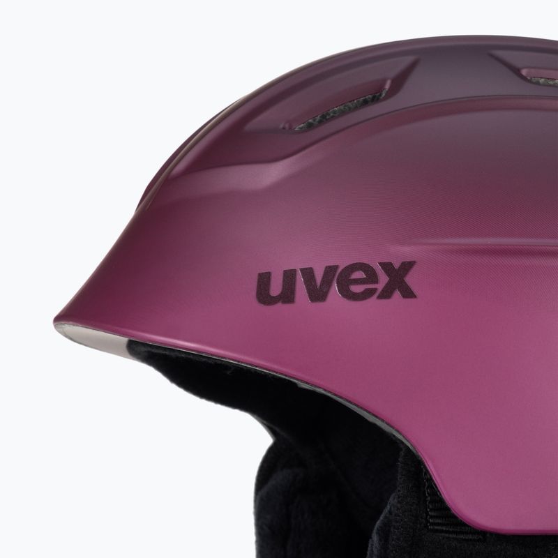 Ski helmet UVEX Fierce purple 56/6/225/9303 6