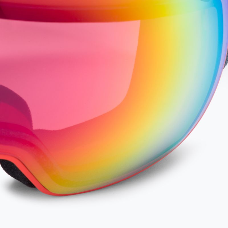 Ski goggles UVEX Compact FM orange mat/mirror rainbow rose 55/0/130/30 5