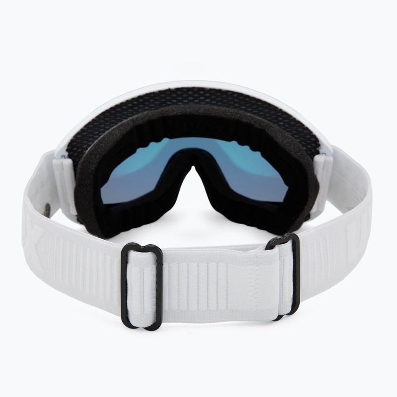 Ski goggles UVEX Topic white matt/mirror orange blue 3