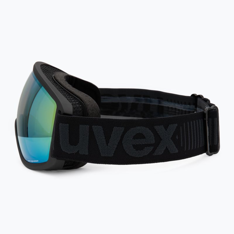 Ski goggles UVEX Topic black matt/mirror orange blue 4