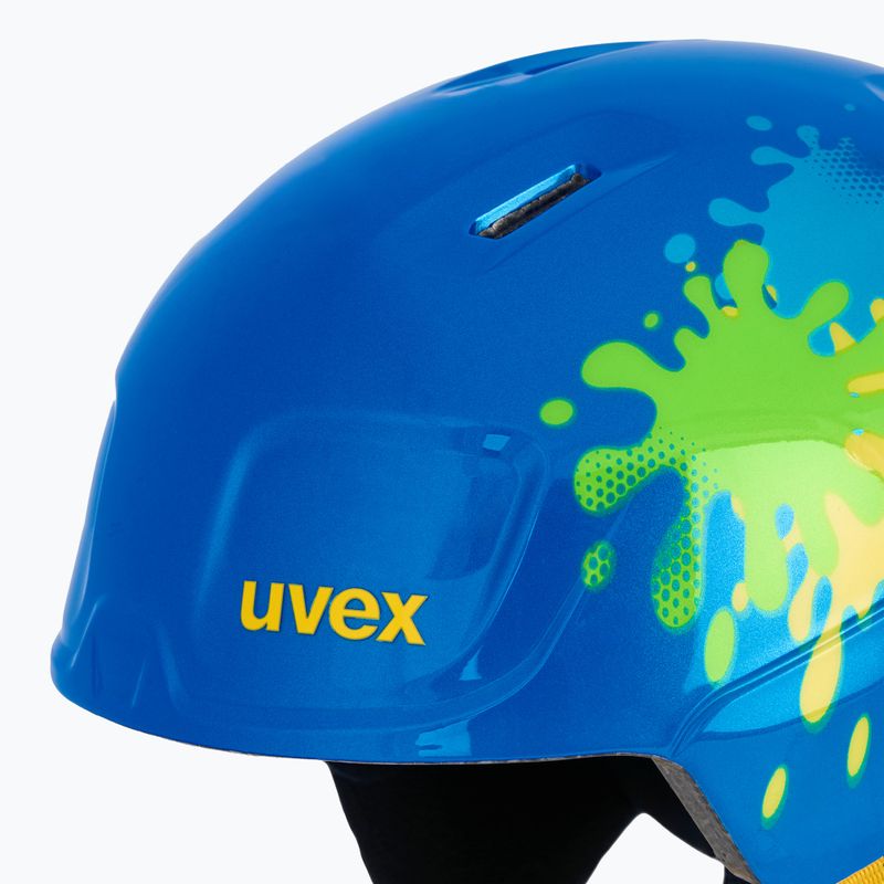 Ski helmet UVEX Heyya blue splash 7