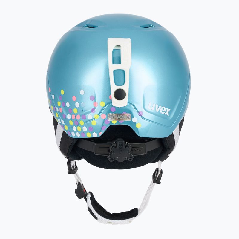 Ski helmet UVEX Heyya blue confetti 4
