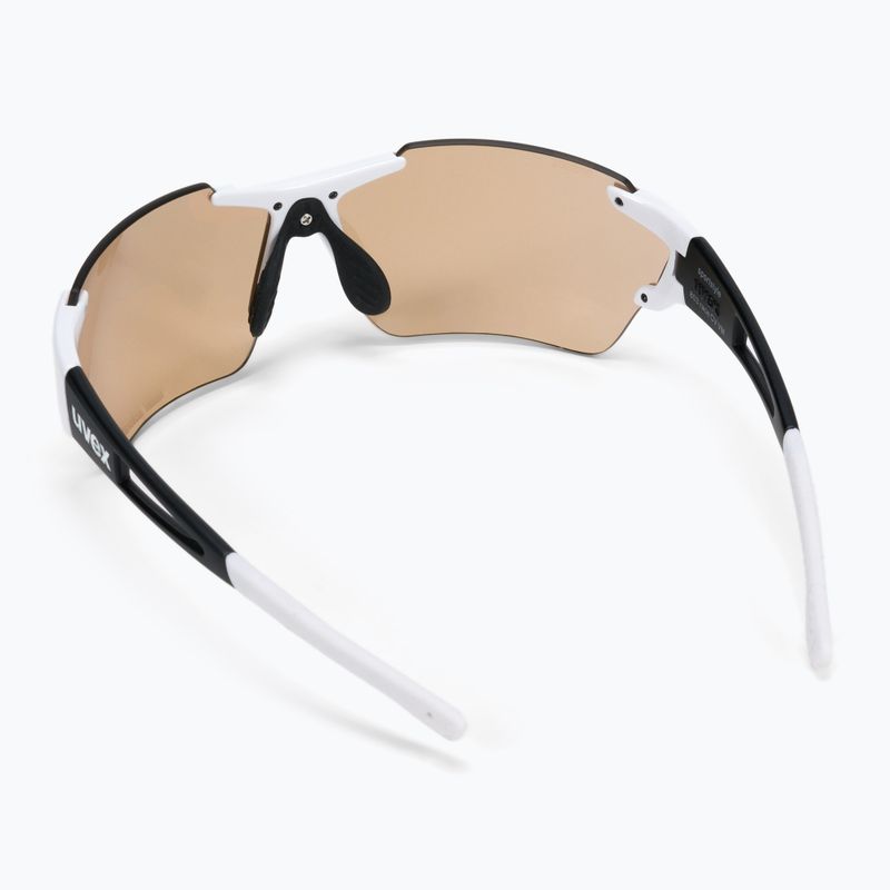 UVEX Sportstyle 803 R CV V white mat/colorvision litemirror red variomatic cycling glasses S5320418206 2