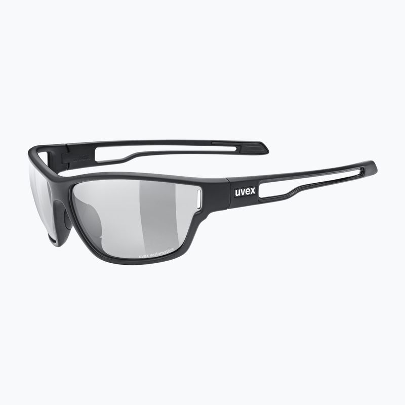 UVEX Sportstyle 802 V black matt/smoke sunglasses