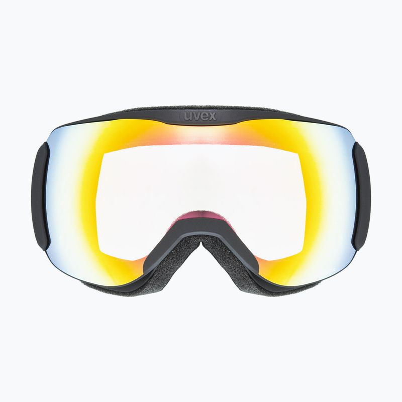 UVEX Downhill 2100 V ski goggles black mat/mirror rainbow variomatic/clear 55/0/391/2030 7