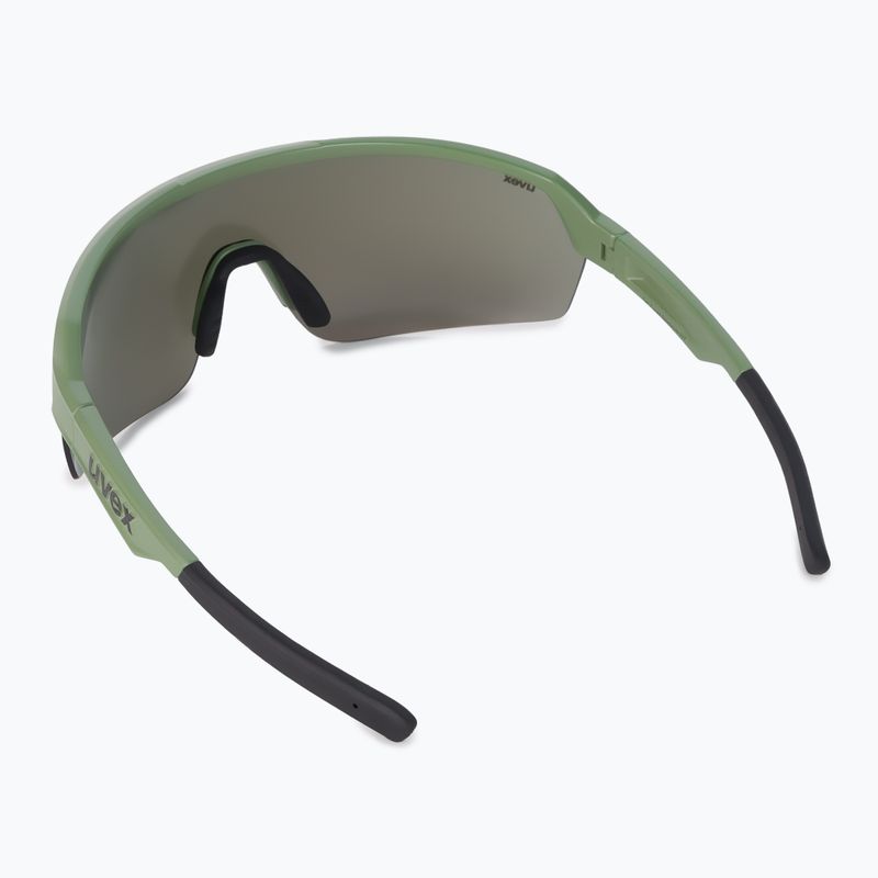 UVEX Sportstyle 227 olive mat/mirror red cycling goggles S5320667716 2