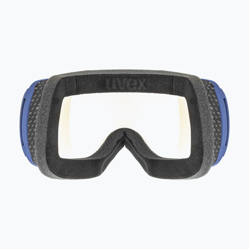 Ski goggles UVEX Downhill 2100 V navy mat/mirror blue variomatic/clear 55/0/391/4030 8