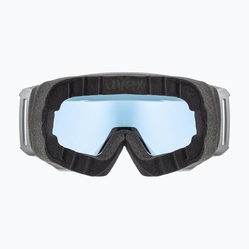 UVEX Athletic FM ski goggles rhino mat/mirror silver blue 55/0/520/5230 8