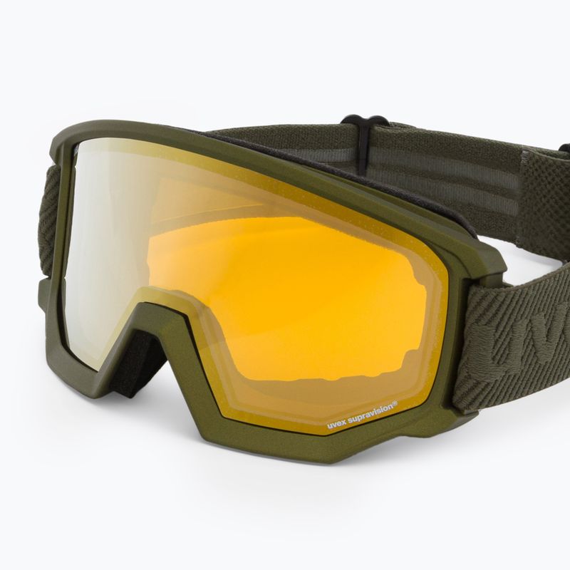 Ski goggles UVEX Athletic FM croco mat/mirror gold lasergold lite 55/0/520/80 5