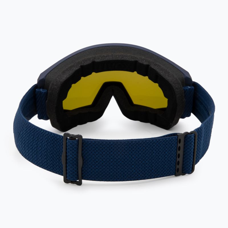 Ski goggles UVEX Athletic FM navy matt/mirror blue green 3