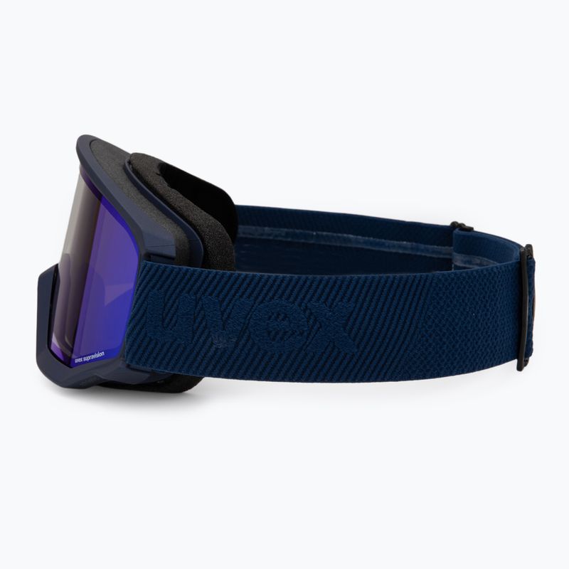 Ski goggles UVEX Athletic FM navy matt/mirror blue green 4