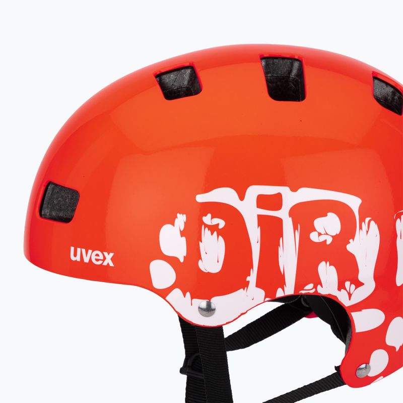 Children's helmet UVEX Kid 3 dirtbike neon red 7
