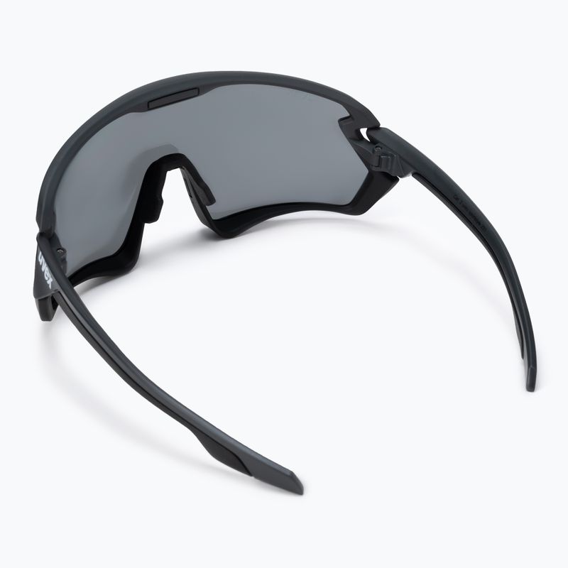 UVEX Sportstyle 231 grey black mat/mirror silver cycling goggles S5320652506 2