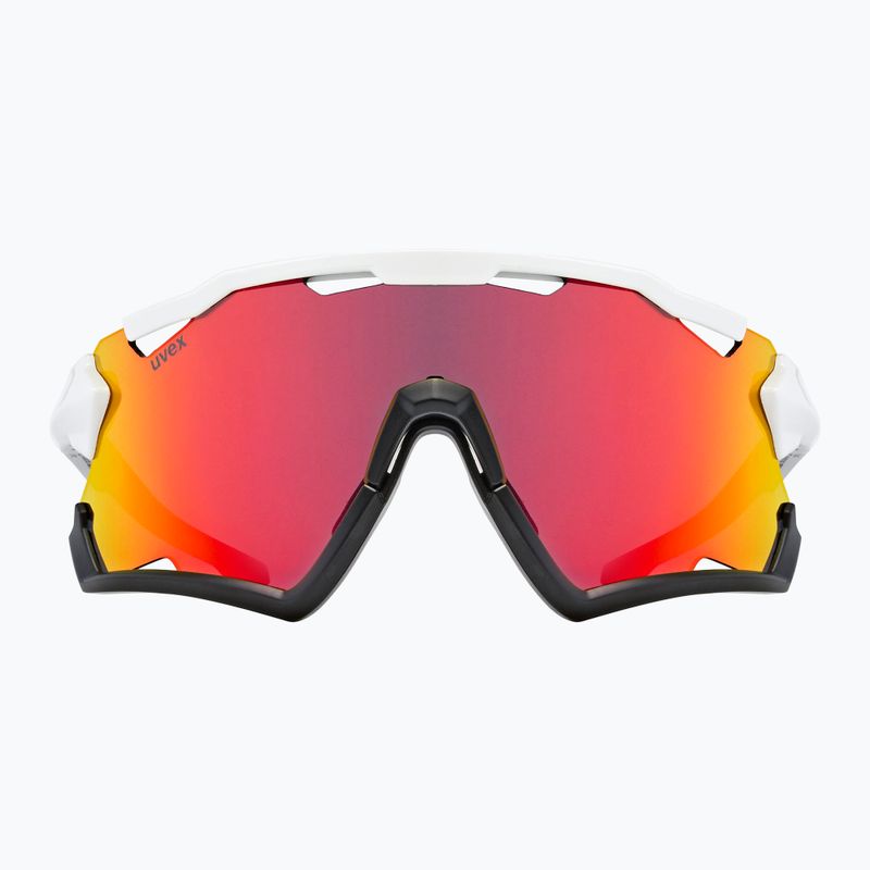 Bicycle goggles UVEX Sportstyle 228 white black/mirror red 53/2/067/8206 7