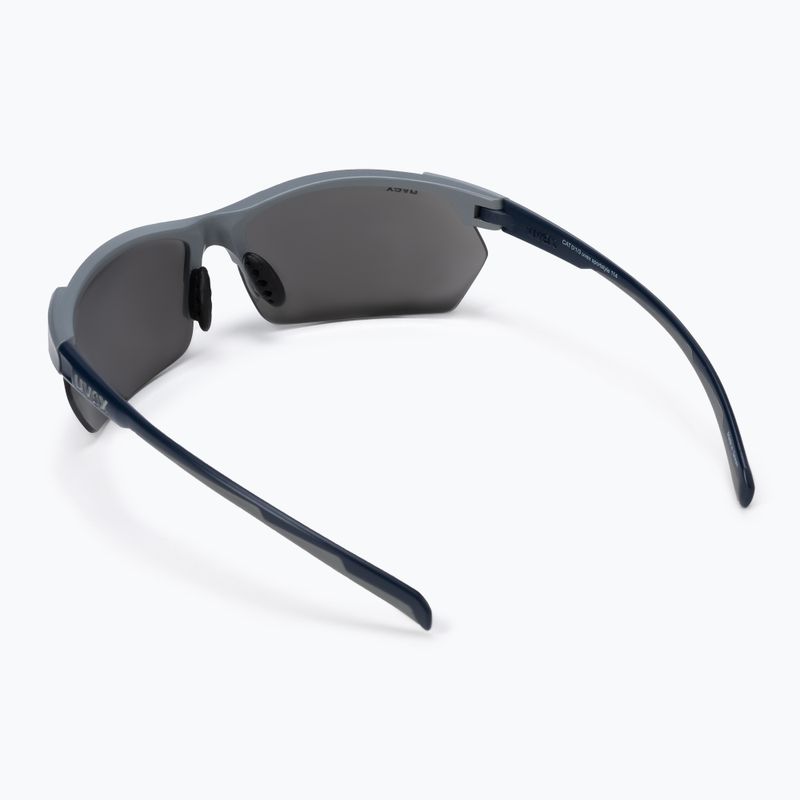 UVEX Sportstyle 114 rhino deep space mat/litemirror silver/litemirror orange/clear sunglasses S5309395416 2
