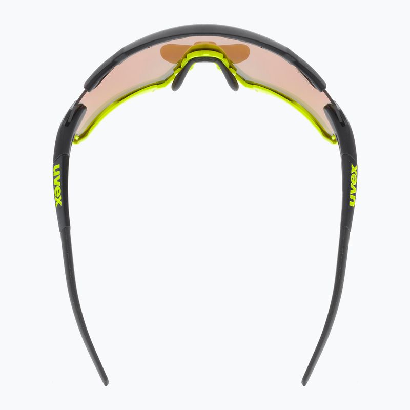 UVEX Sportstyle 228 black yellow mat/mirror yellow cycling goggles 53/2/067/2616 6