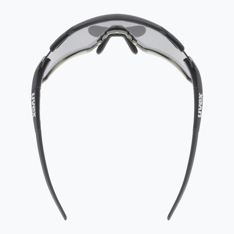 UVEX Sportstyle 228 black sand mat/mirror silver cycling glasses 53/2/067/2816 6