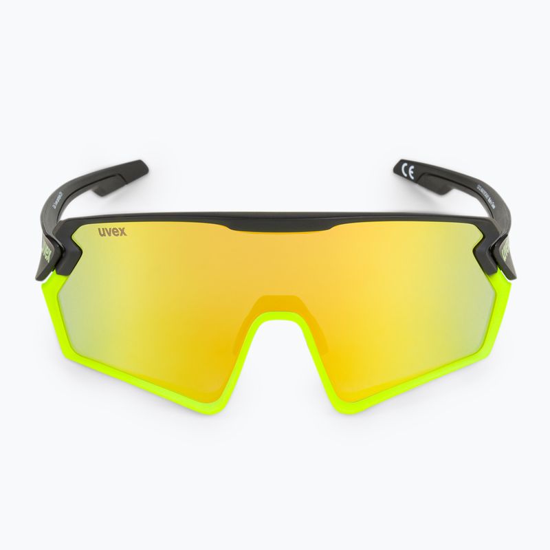UVEX Sportstyle 231 black yellow mat/mirror yellow cycling goggles S5320652616 3