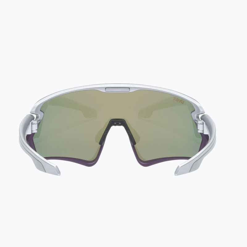 UVEX Sportstyle 231 silver plum mat/mirror red cycling glasses S5320655316 9