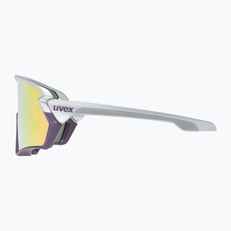 UVEX Sportstyle 231 silver plum mat/mirror red cycling glasses S5320655316 10