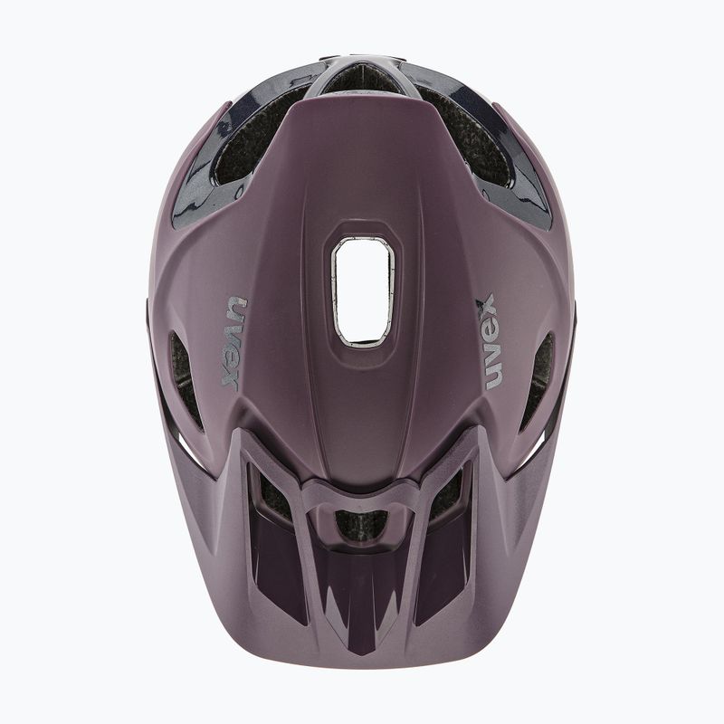 UVEX Quatro Integrale bicycle helmet plum/deep space matt 4