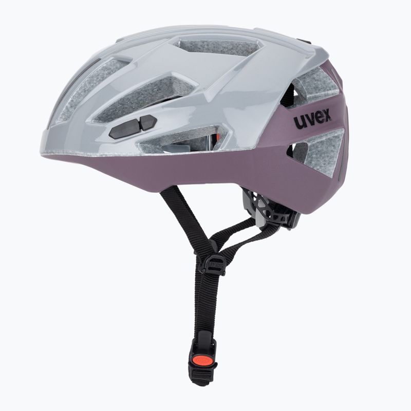 Bike helmet UVEX Gravel X rhino/plum 3