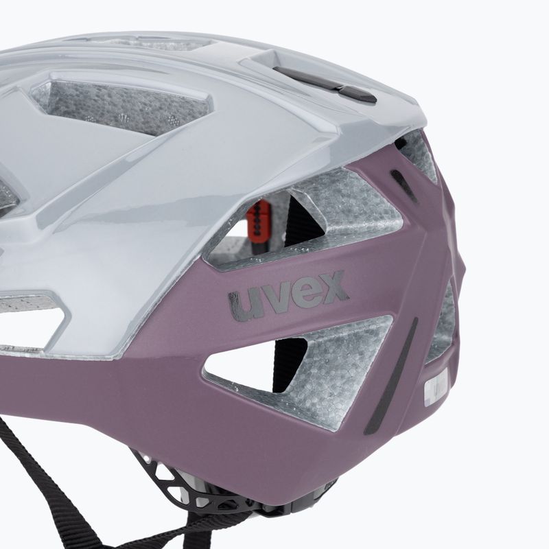 Bike helmet UVEX Gravel X rhino/plum 7