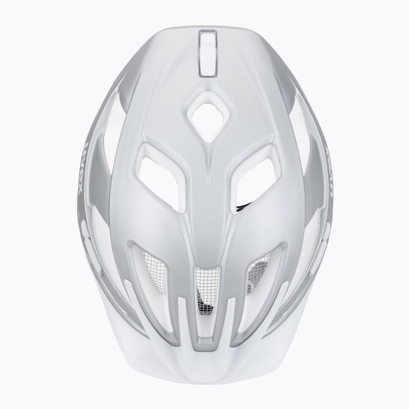 Bike helmet UVEX City Active silver/plum matt 6