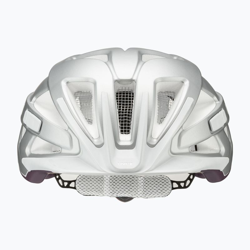 Bike helmet UVEX City Active silver/plum matt 2