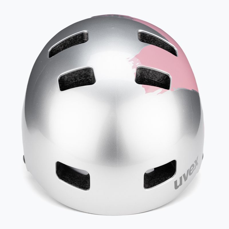 UVEX Kid 3 children's bike helmet silver/pink 41/4/819/36/17 2