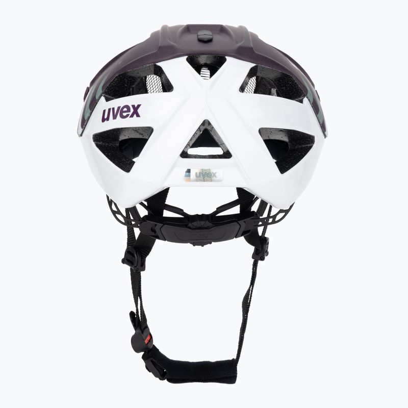 Bike helmet UVEX Quatro CC plum/white matt 4