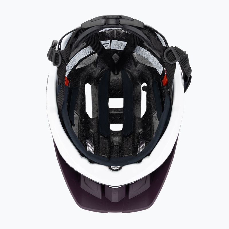 Bike helmet UVEX Quatro CC plum/white matt 5
