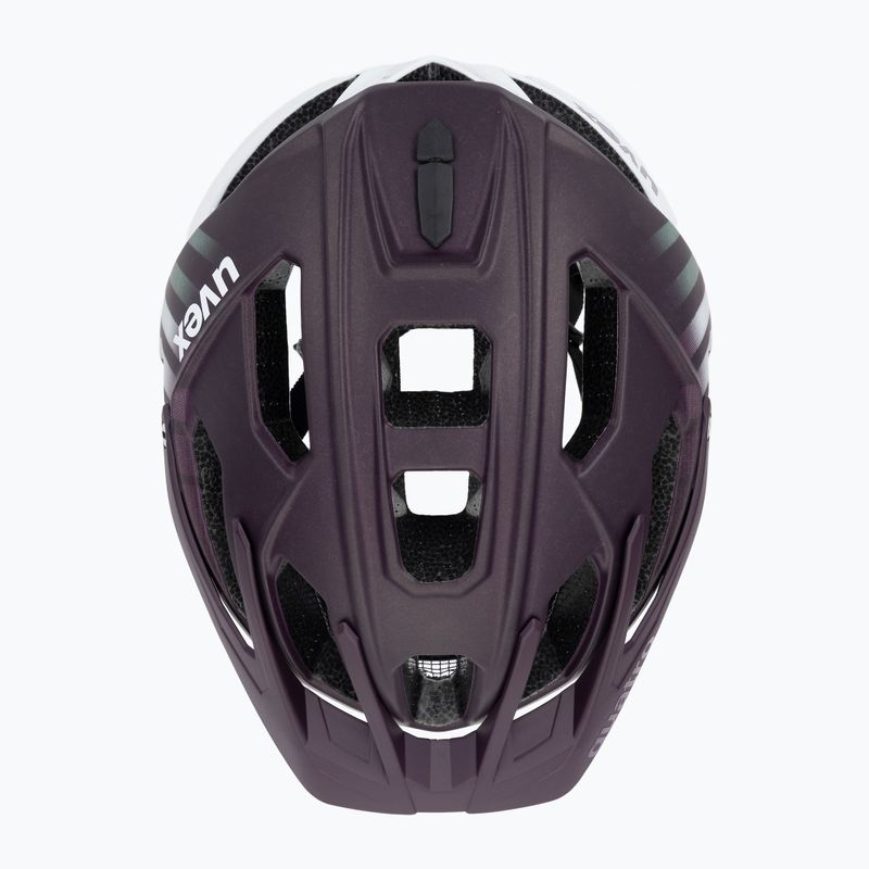 Bike helmet UVEX Quatro CC plum/white matt 6