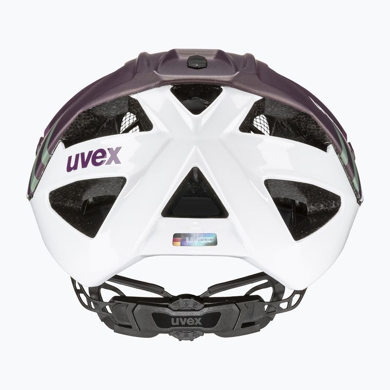 Bike helmet UVEX Quatro CC plum/white matt 3