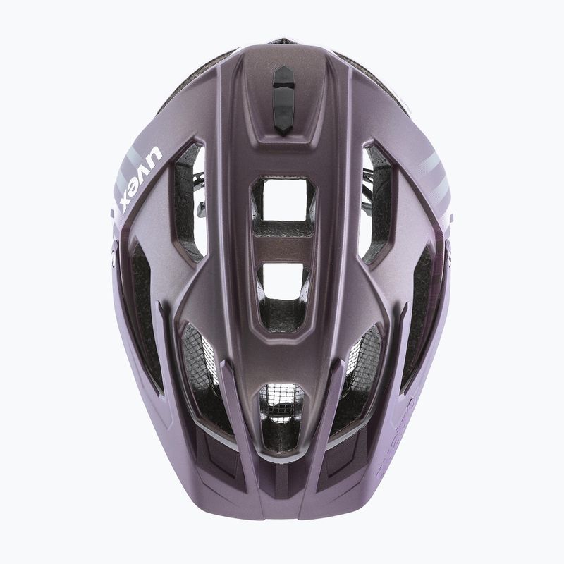 Bike helmet UVEX Quatro CC plum/white matt 4