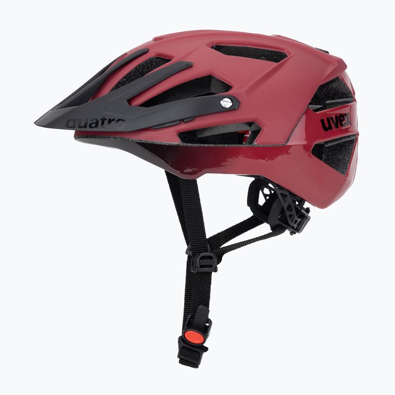 Bike helmet UVEX Quatro CC red/black matt 3