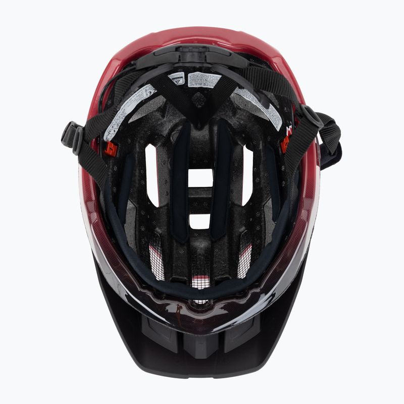 Bike helmet UVEX Quatro CC red/black matt 5