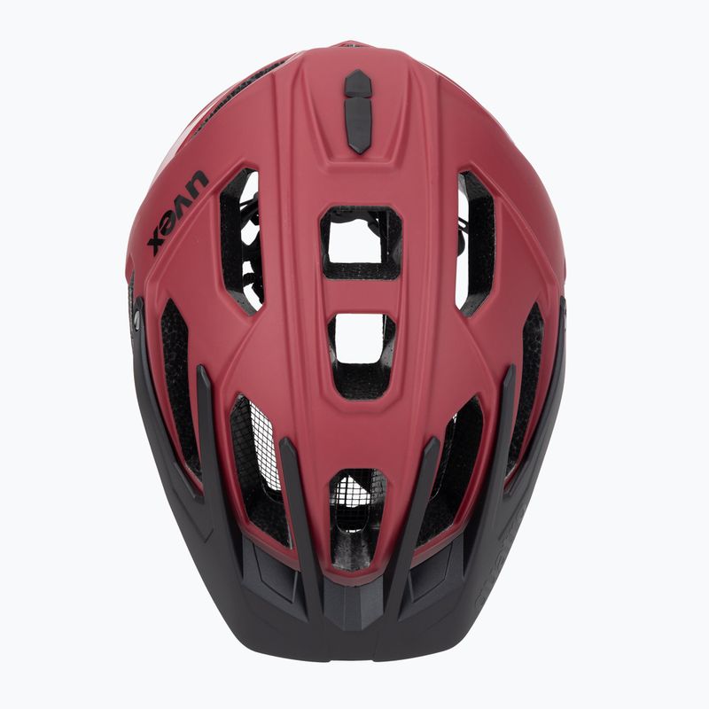 Bike helmet UVEX Quatro CC red/black matt 6