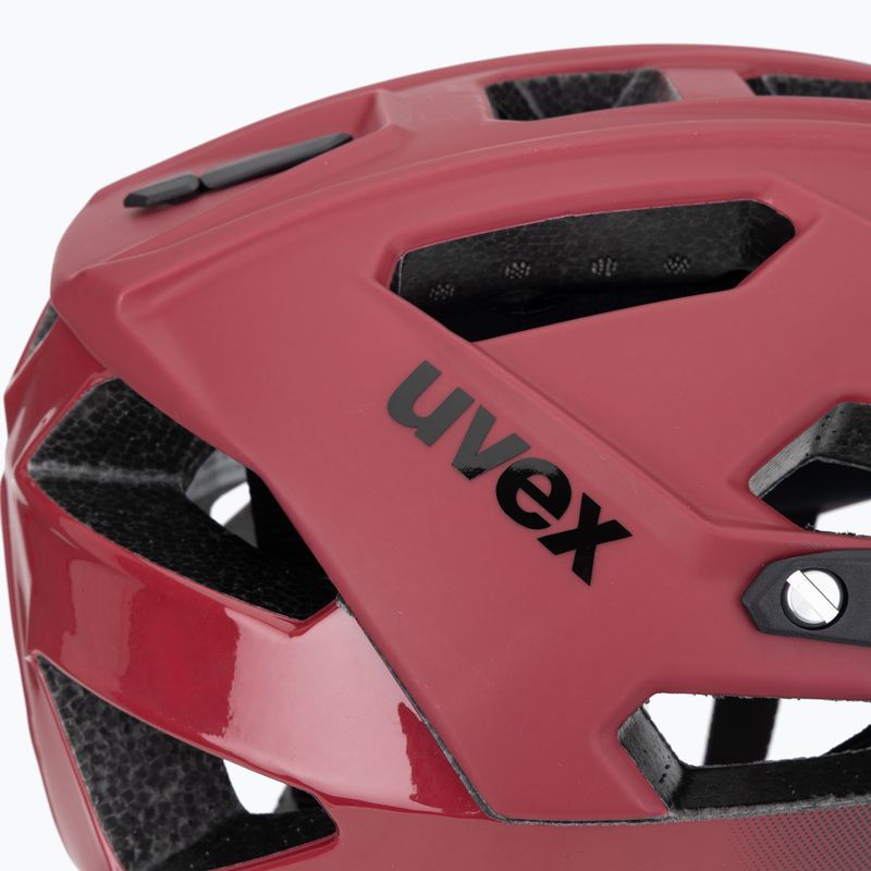 Bike helmet UVEX Quatro CC red/black matt 7