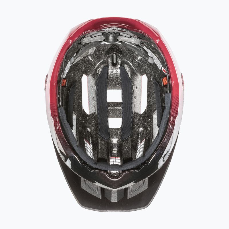 Bike helmet UVEX Quatro CC red/black matt 5