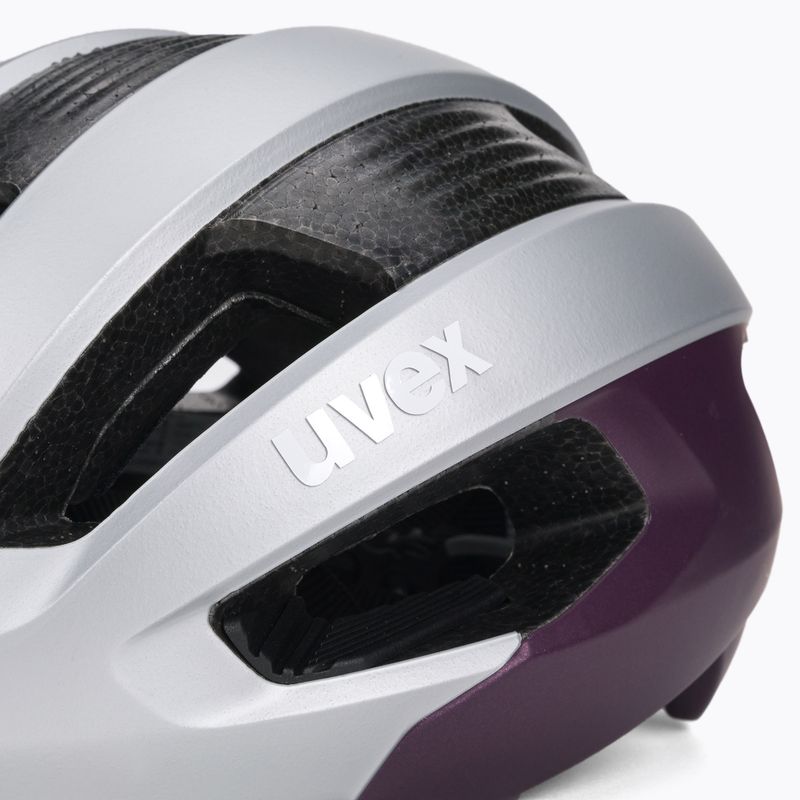 Women's bike helmet UVEX Rise CC silver S4100340215 7