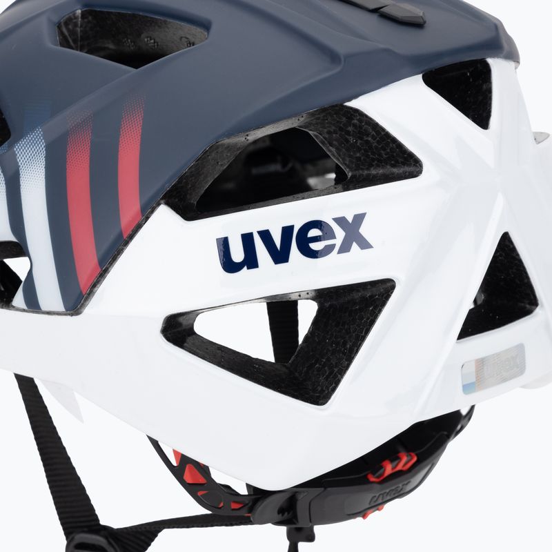 Bike helmet UVEX Quatro CC deep space/white matt 7