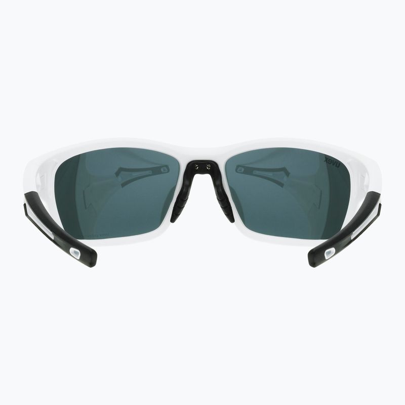 Bicycle goggles UVEX Sportstyle 232 P white mat/polavision mirror silver S5330028850 8