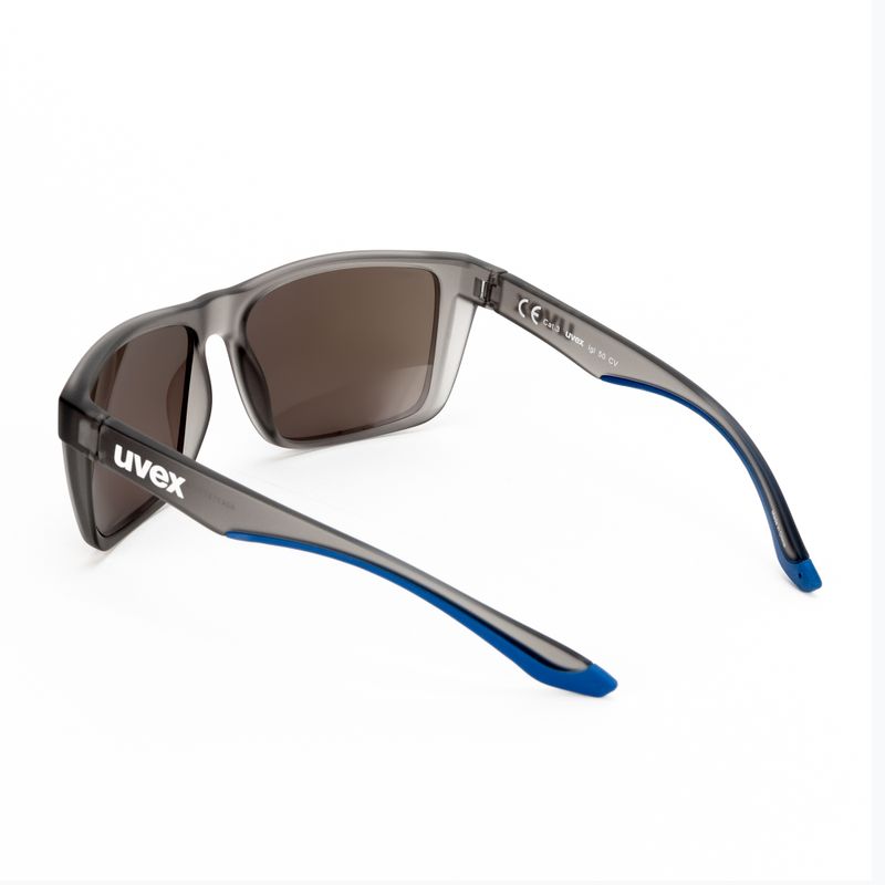Uvex Lgl 50 CV smoke mat/mirror plasma sunglasses 53/3/008/5598 2