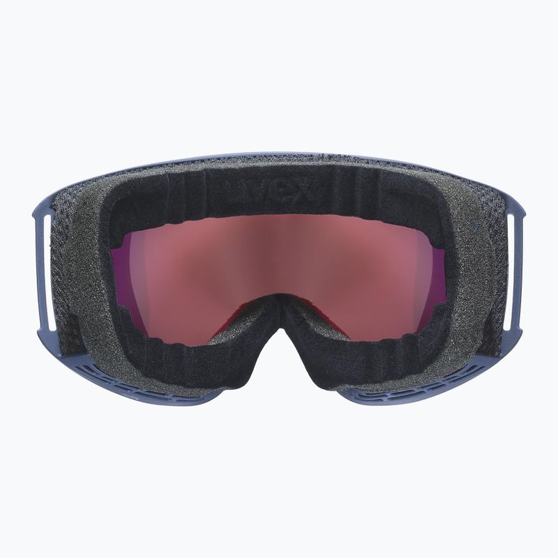 Ski goggles UVEX Topic navy matt/mirror rainbow rose 5