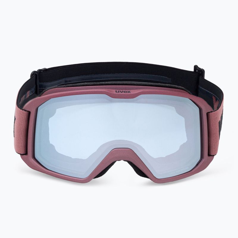 UVEX ski goggles Elemnt FM antique rose mat/mirror silver blue 55/0/640/3030 2