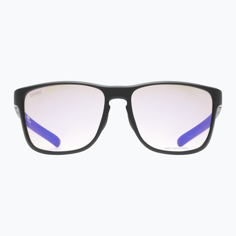UVEX Retina Blue CV black mat/yellow sunglasses 53/3/020/2201 6