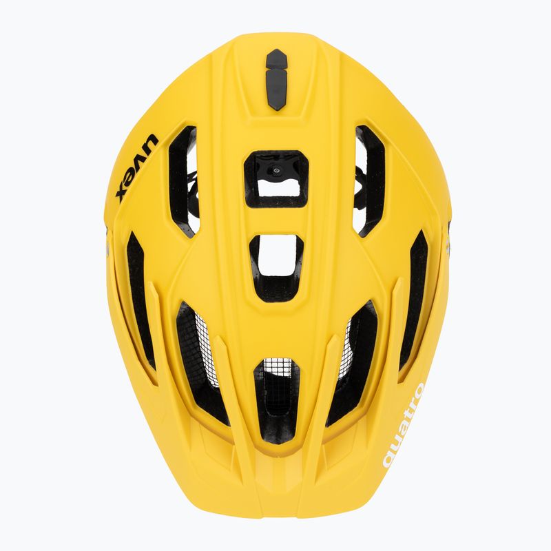 Bike helmet UVEX Quatro CC sunbee/white matt 6