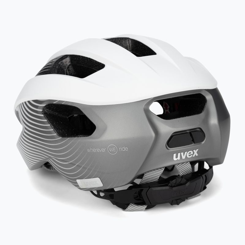 Women's bicycle helmet UVEX Rise CC WE white/grey 41/0/034/03/15 4